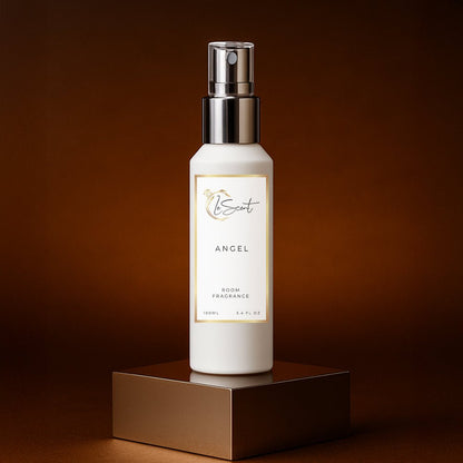 LeScent Angel Room Spray inspired by Kilian Angel Share — luxurious room fragrance with cognac, vanilla and oak wood for a cosy amber aroma.