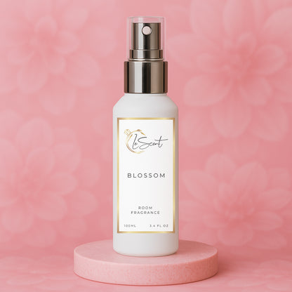 LeScent Blossom room spray inspired by Gucci Bloom — rich jasmine and tuberose home fragrance with powdery Rangoon creeper notes.