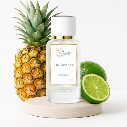 LeScent Bonaparte Hair Perfume — enriched with vitamin B5 and argan oil, featuring pineapple, birch and ambergris inspired by Creed Aventus for soft, scented hair.