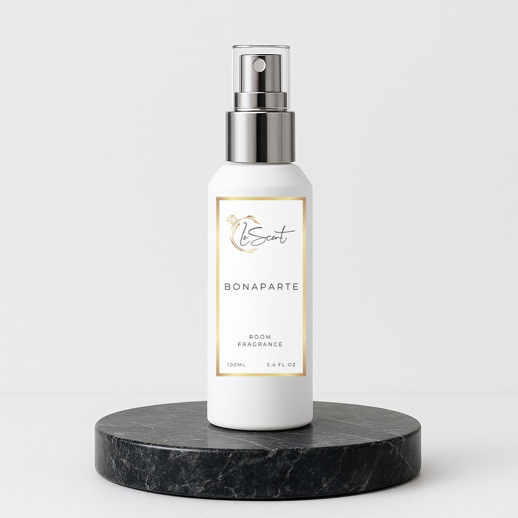 LeScent Bonaparte Room Spray inspired by Creed Aventus — crisp room fragrance with pineapple, birch and musk for a bold modern home scent.