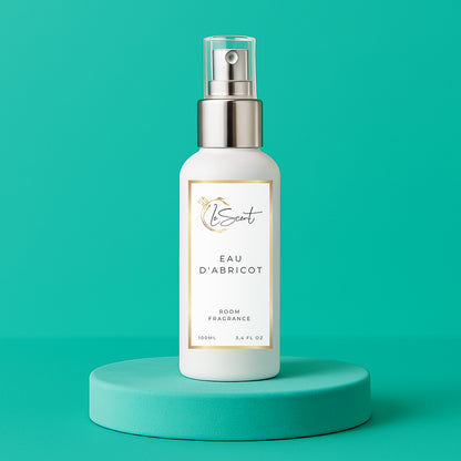 LeScent Eau D’Abricot Room Spray inspired by Louis Vuitton Pacific Chill — uplifting room fragrance combining apricot, citrus, and mint for a fresh, sunny home scent.