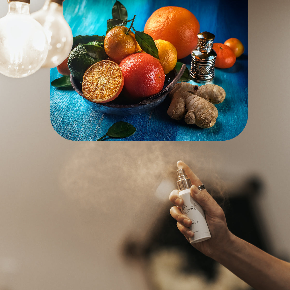 LeScent Eau D’Orange Room Fragrance — uplifting citrus and ginger blend with bergamot and neroli essence, inspired by Louis Vuitton Afternoon Swim, perfect for home ambience.