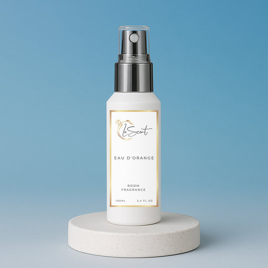 LeScent Eau D’Orange Room Spray inspired by Louis Vuitton Afternoon Swim — zesty room fragrance with notes of orange, mandarin, and bergamot for an energizing home scent.