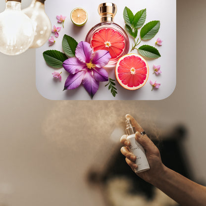 LeScent Femme Room Fragrance — bouquet of violet petals, white woods and wild berries inspired by Marc Jacobs Daisy for a light, uplifting atmosphere.