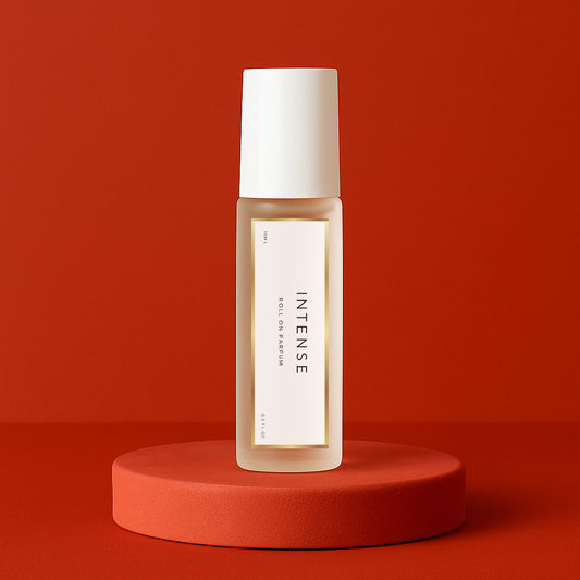 LeScent Intense perfume oil roll-on inspired by Armani Stronger With You Intensely — warm spicy fragrance with cinnamon, vanilla and amber for an addictive masculine scent.