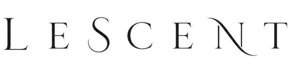 Brand name 'LESCENT' in a stylized font on a white background