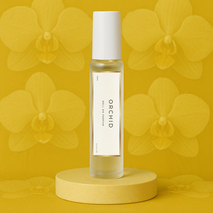 LeScent Orchid perfume oil roll-on inspired by Gucci Flora Gorgeous Orchid — rich vanilla, dark orchid, and patchouli for a sensual and mysterious scent.