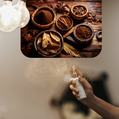 LeScent Spicy Tobacco Room Fragrance — tobacco leaf, cocoa, cinnamon and sweet vanilla notes inspired by Tom Ford Tobacco Vanille to enhance any space.