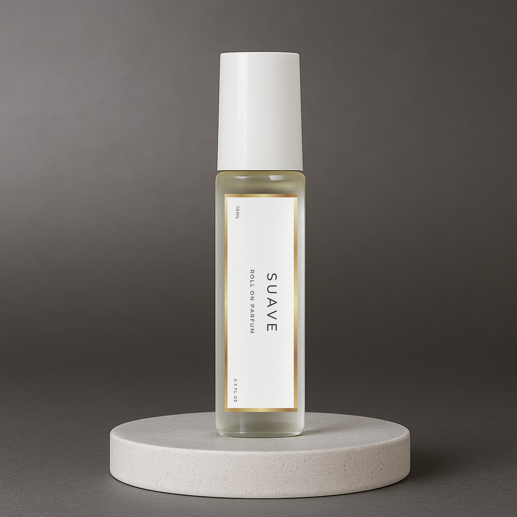 LeScent Suave Roll On inspired by Tom Ford Oud Wood — elegant woody perfume oil featuring oud, sandalwood and cardamom for a warm, smooth masculine scent.