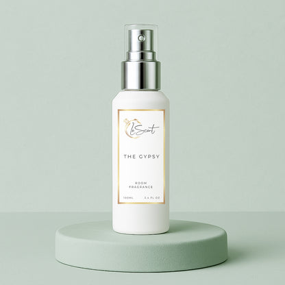 LeScent The Gypsy room spray inspired by Byredo Gypsy Water — crisp woody home fragrance with pine, juniper and citrus for a fresh bohemian ambience.
