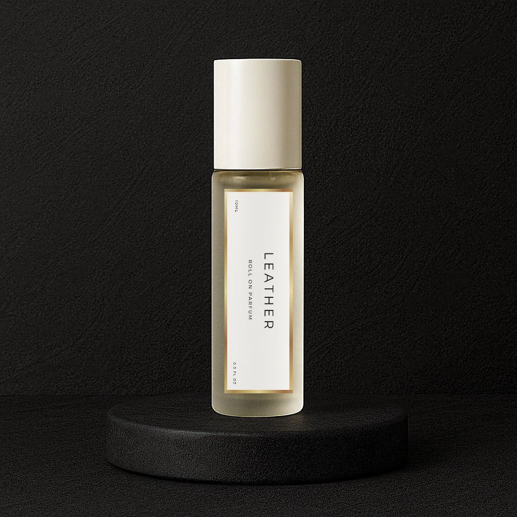 No.60 Leather - Inspired by Tom Ford Ombre Leather Roll - On Perfume Oil - LeScent